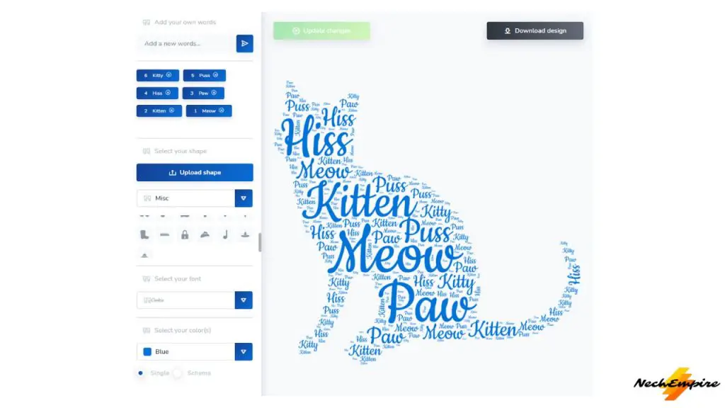 Create Word Cloud Design With Shapecloud In Seconds | NechEmpire