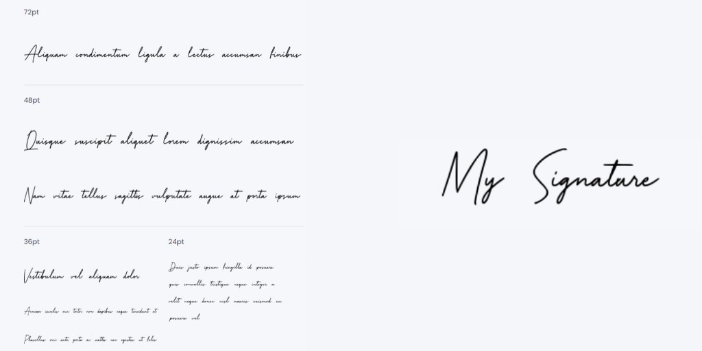 Manly Signature Font