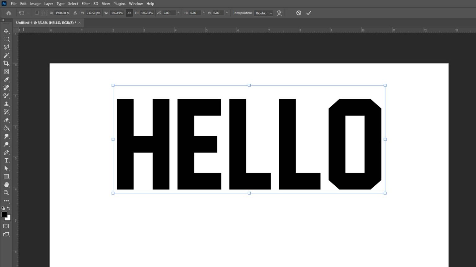 How To Create A Stretch Text Effect In Photoshop