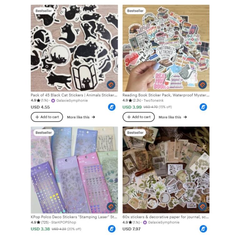Selling Stickers On Etsy Can Be A Lucrative Side Hustle