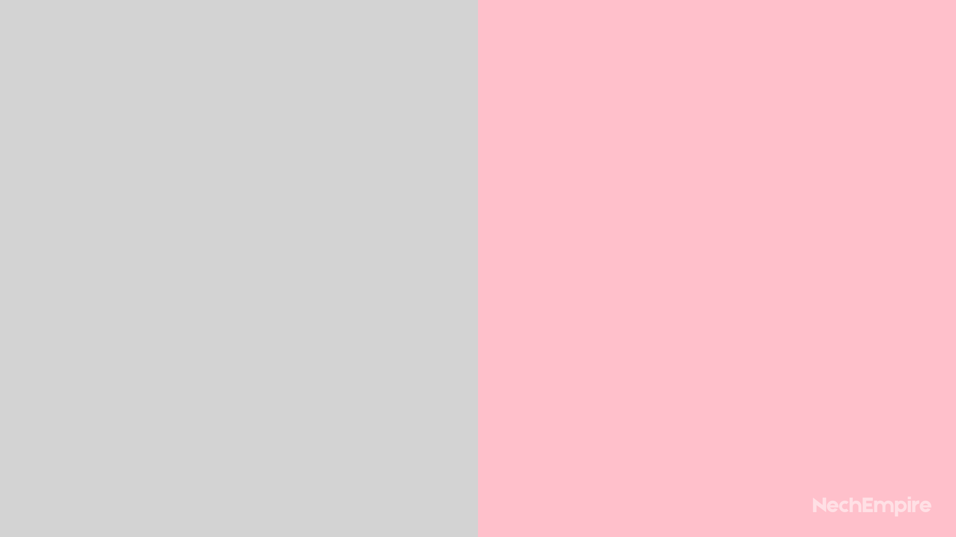 pale pink and soft gray