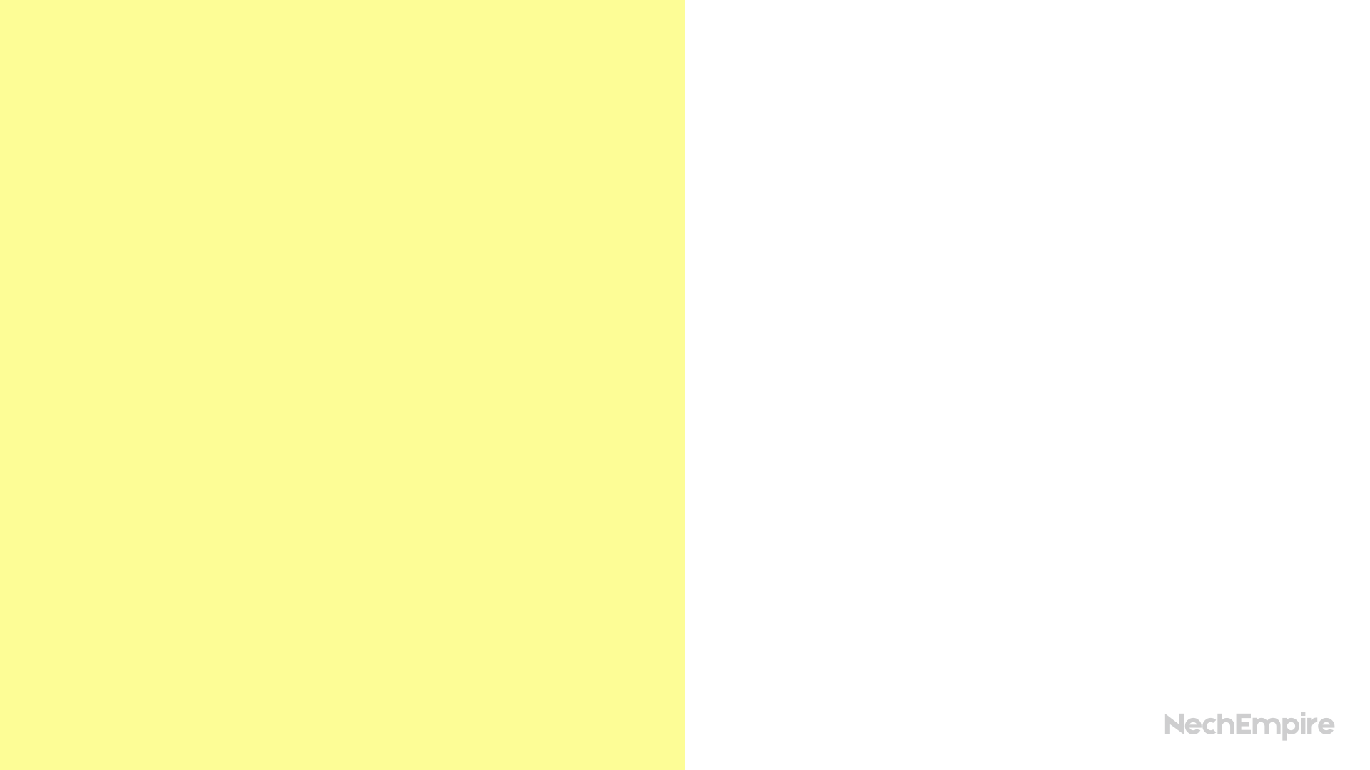 white and pastel yellow