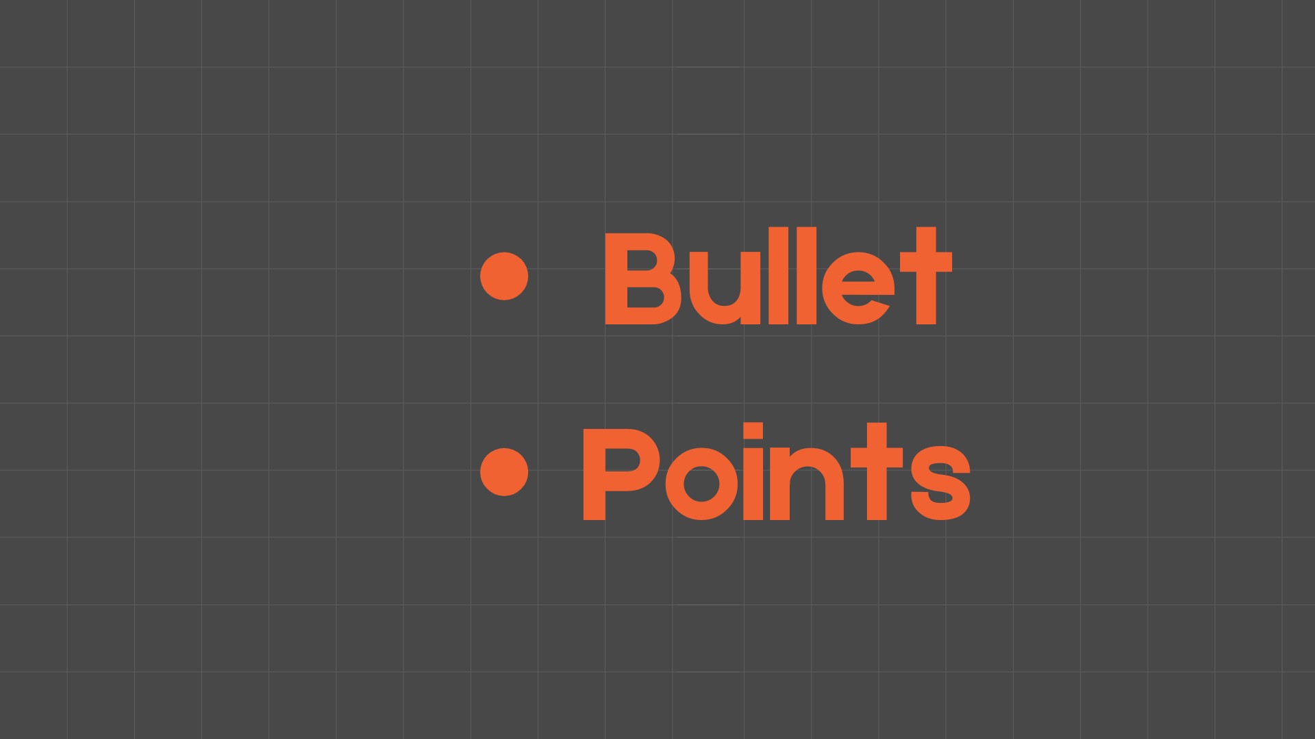 adding bullet points in Canva